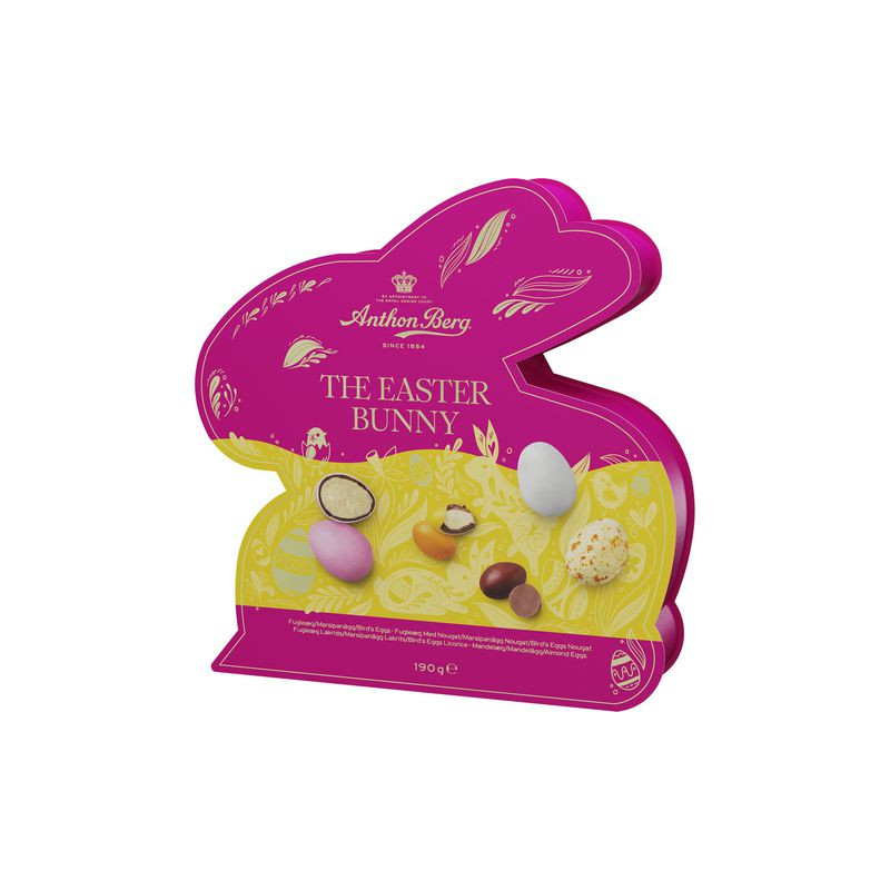 Produktbild för Chokladask A. BERG Easter Bunny 190g