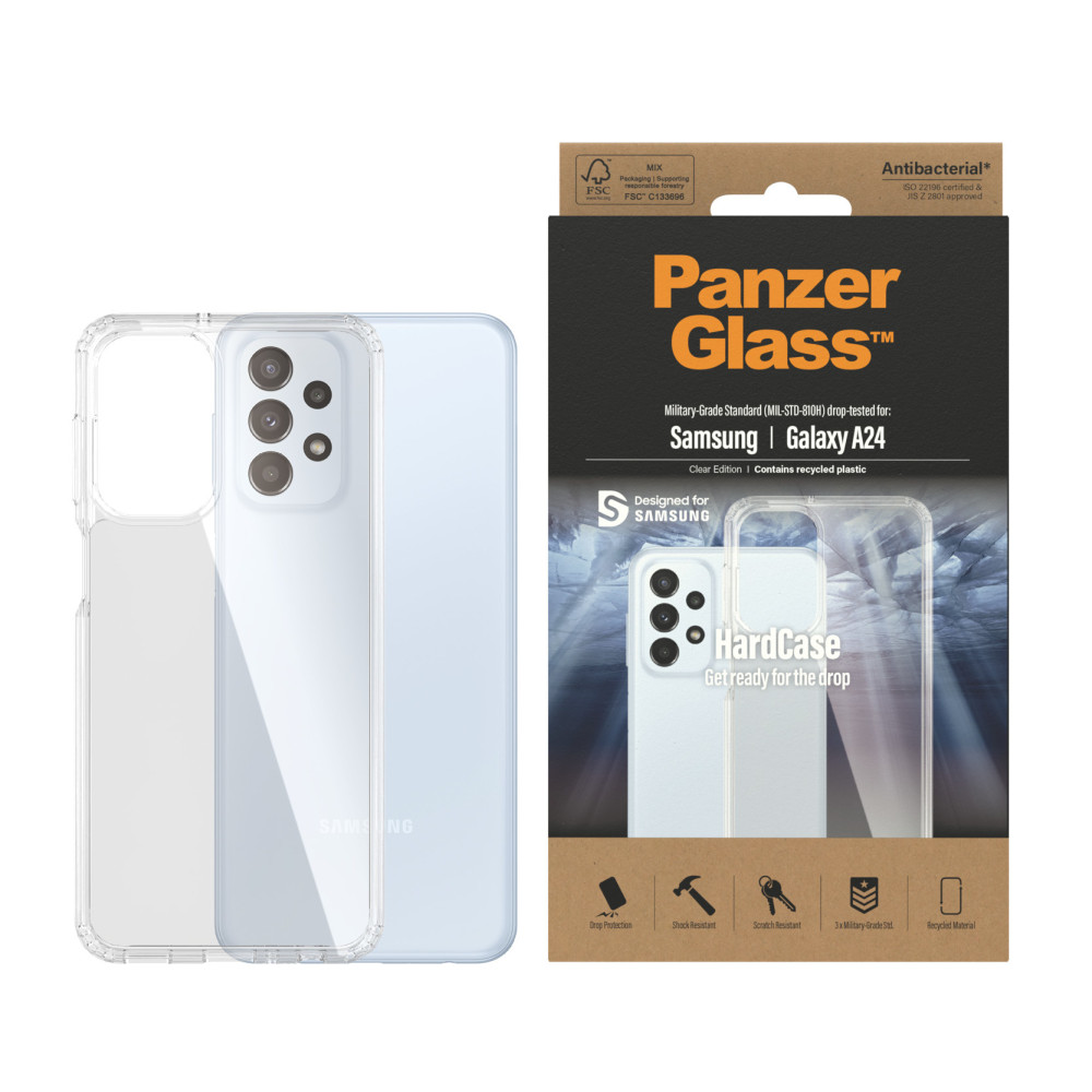 Produktbild för PanzerGlass HardCase Clear Edition - baksidesskydd för mobiltelefon