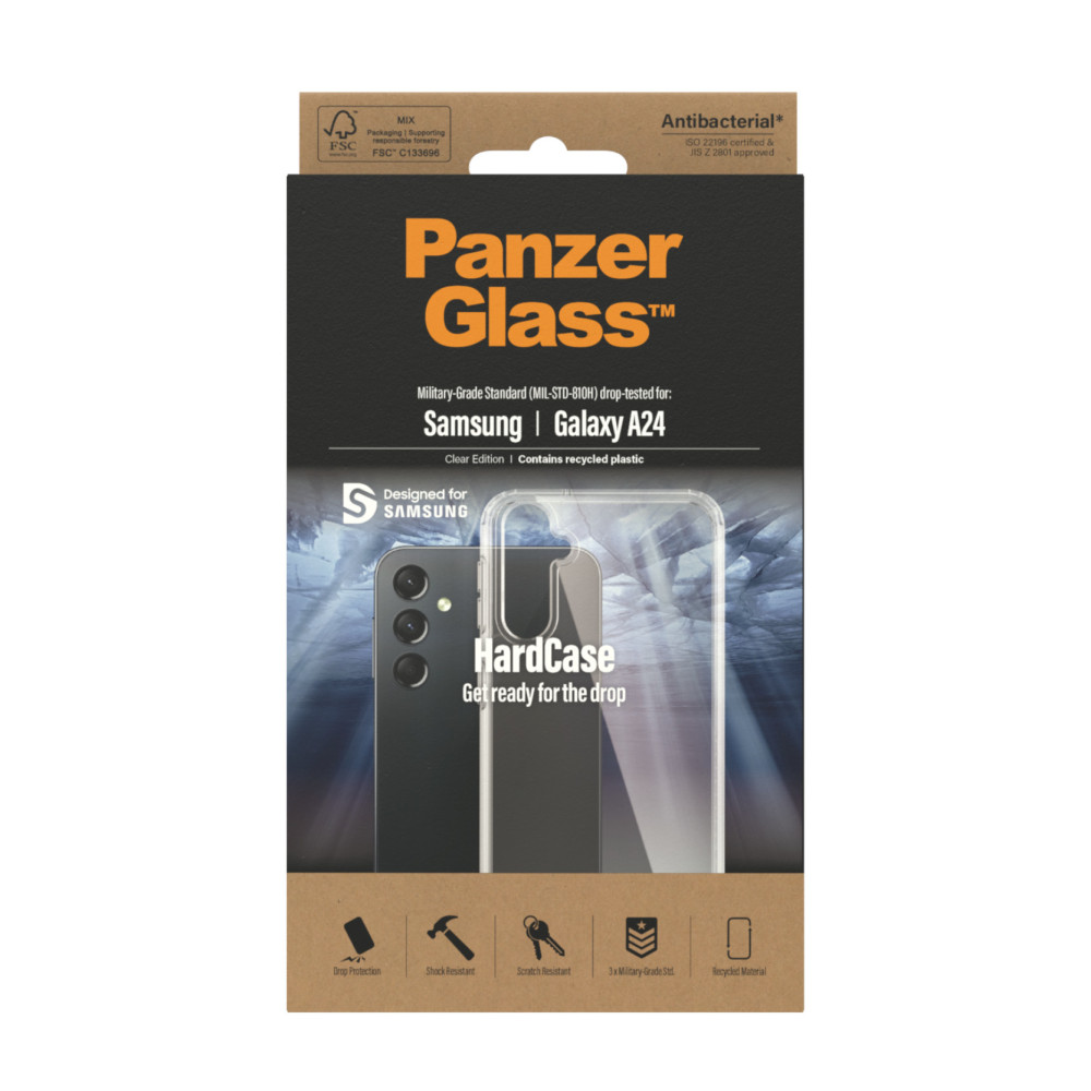 Produktbild för PanzerGlass HardCase Clear Edition - baksidesskydd för mobiltelefon