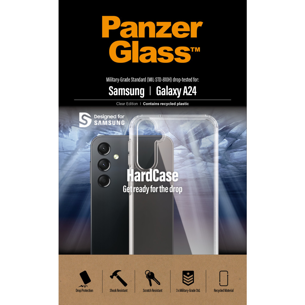 Produktbild för PanzerGlass HardCase Clear Edition - baksidesskydd för mobiltelefon