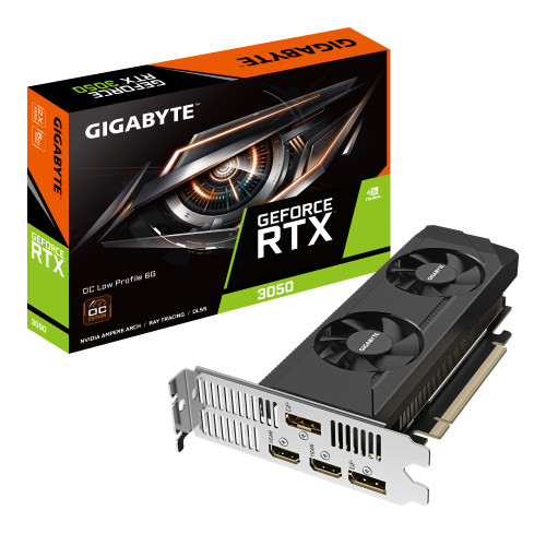 Gigabyte Technology Gigabyte GeForce RTX 3050 OC Low Profile 6G NVIDIA 6 GB GDDR6