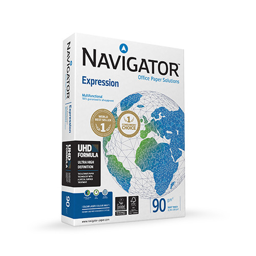 Navigator Navigator Expression datapapper A4 (210x297 mm) 500 ark Vit
