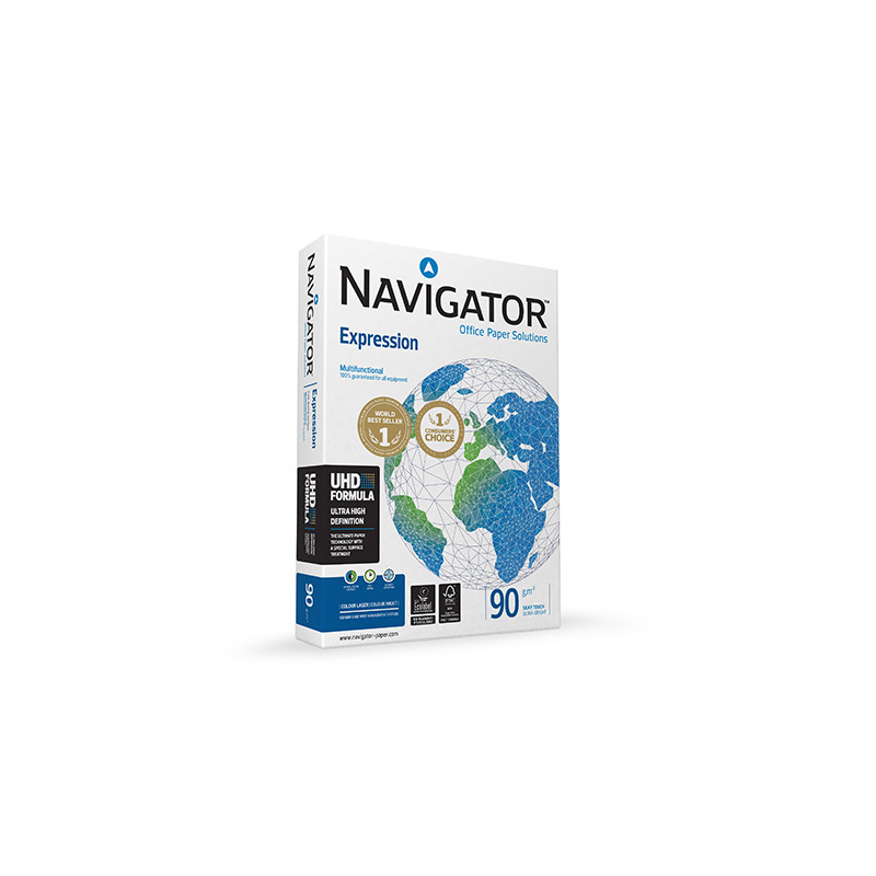 Produktbild för Navigator Expression datapapper A4 (210x297 mm) 500 ark Vit