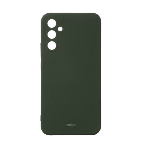 ONSALA Backcover Sil Touch Samsung A35 5G Olive Green