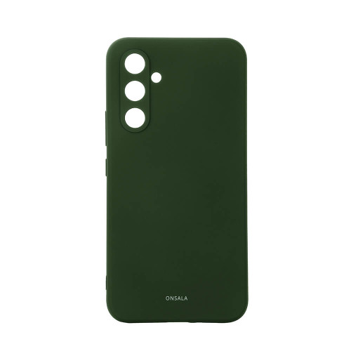 ONSALA Backcover Sil Touch Samsung A55 5G Olive Green