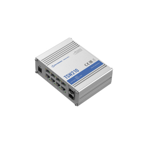 Teltonika Teltonika TSW210 Ohanterad Gigabit Ethernet (10/100/1000) Gjuten aluminium