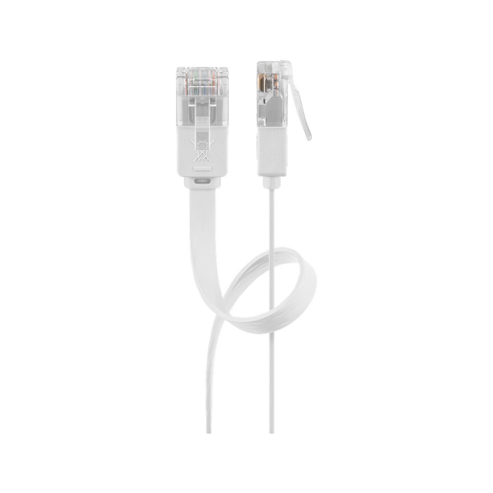 Produktbild för Goobay 95154 nätverkskablar Vit 5 m Cat6 U/UTP (UTP)