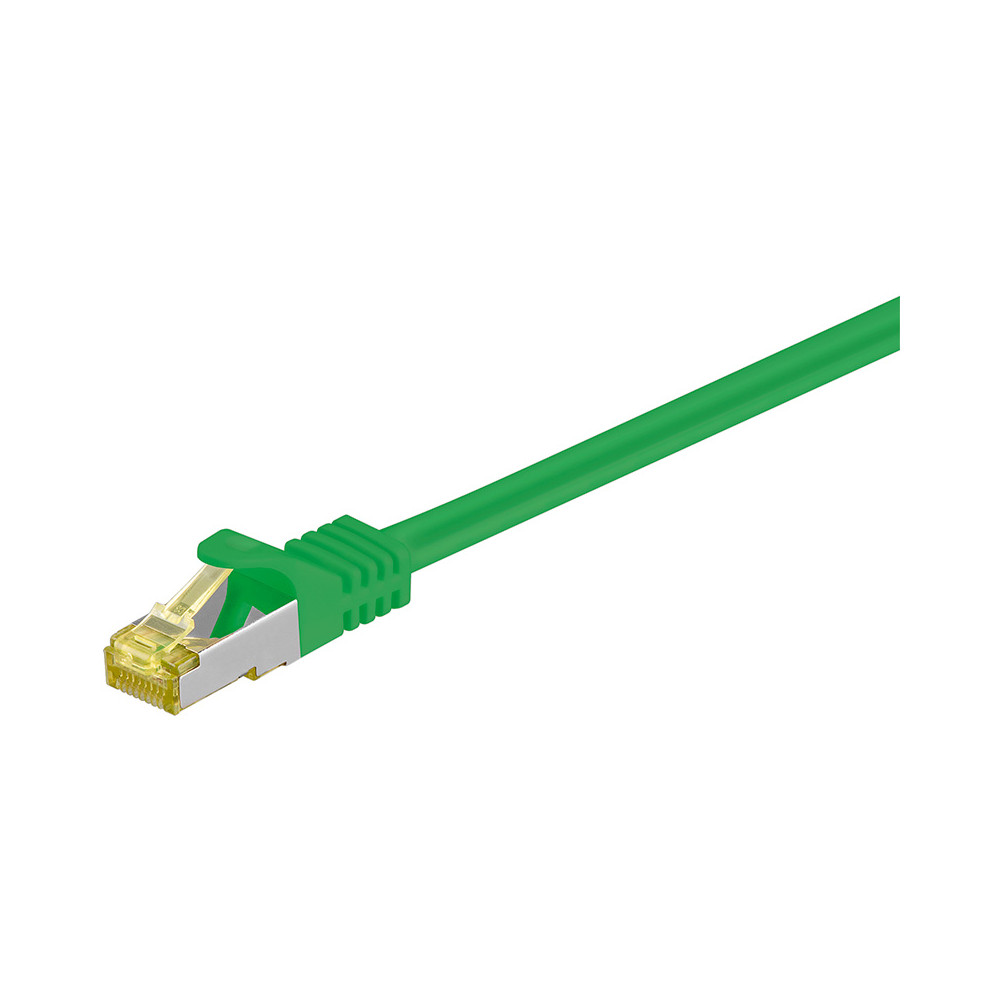 Produktbild för Goobay RJ-45 CAT7 10m nätverkskablar Grön S/FTP (S-STP)