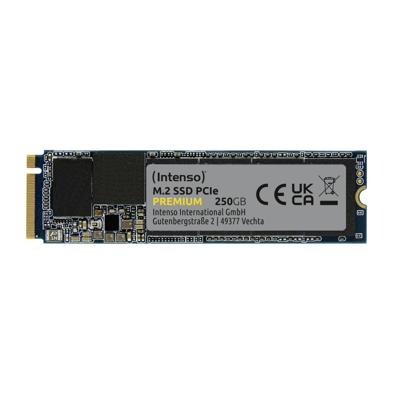 Produktbild för Intenso M.2 SSD PCIe Premium 250 GB PCI Express 3.0 NVMe