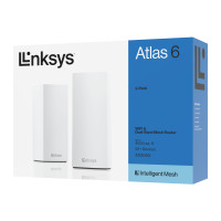 Miniatyr av produktbild för Linksys Atlas 6 Dual-band (2,4 GHz / 5 GHz) Wi-Fi 6 (802.11ax) Vit 3 Intern