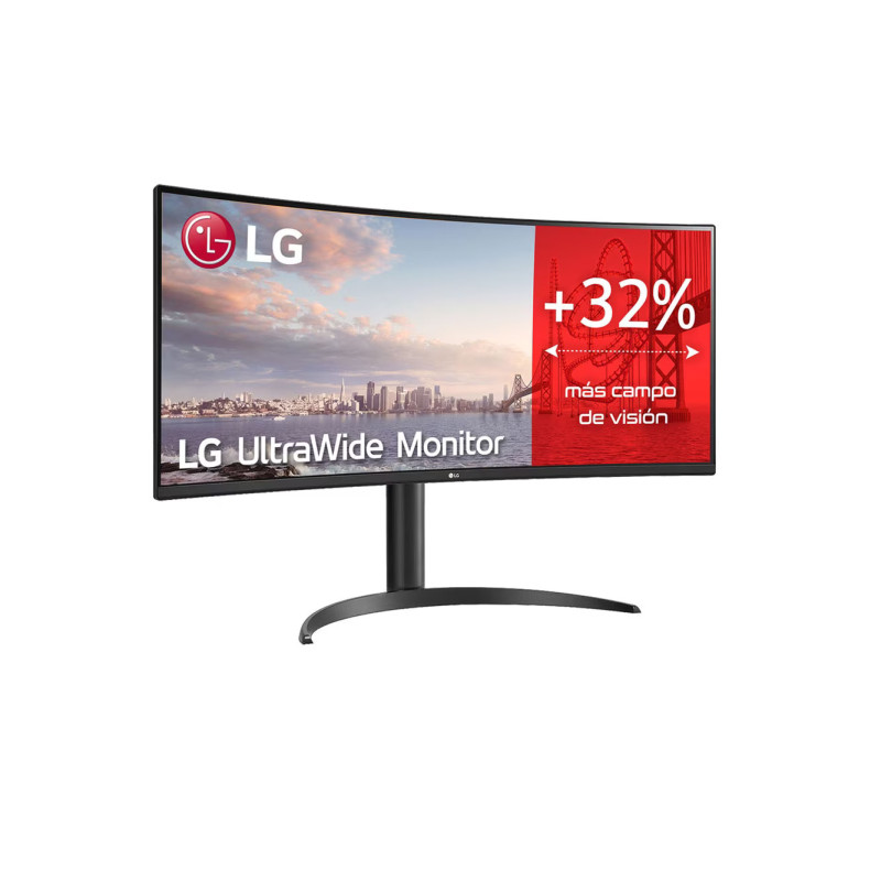 Produktbild för LG 34WP75CP-B LED display 86,4 cm (34") 3440 x 1440 pixlar Wide Quad HD LCD Svart