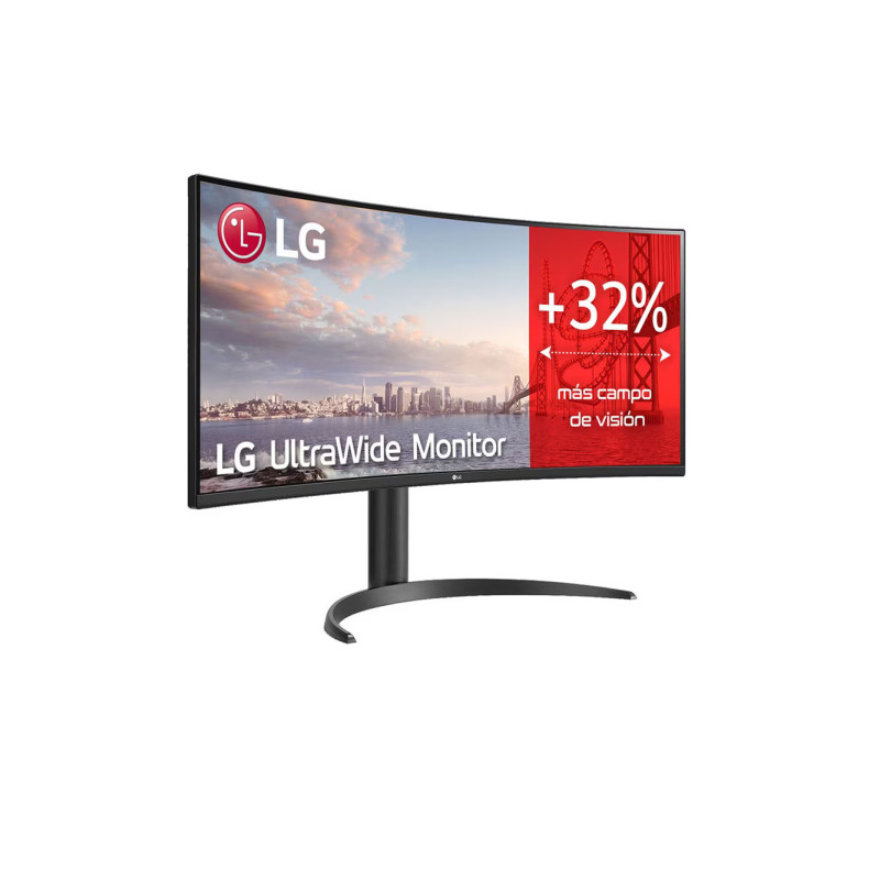 Produktbild för LG 34WP75CP-B LED display 86,4 cm (34") 3440 x 1440 pixlar Wide Quad HD LCD Svart