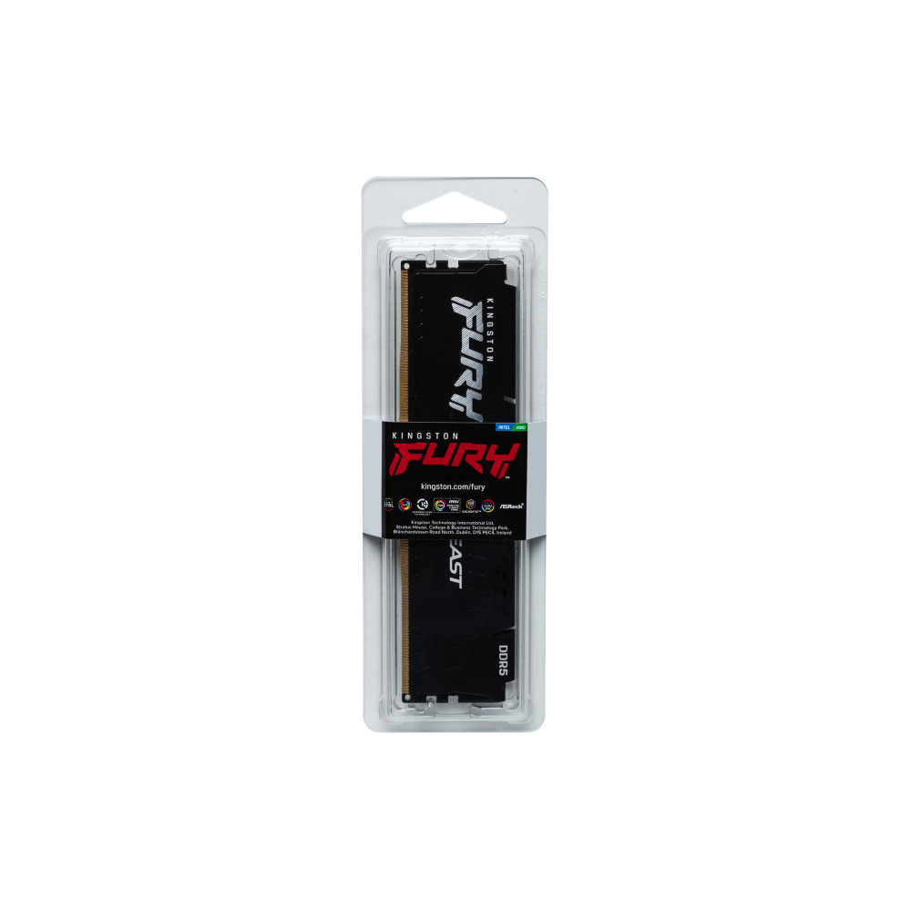 Produktbild för Kingston Technology FURY Beast RAM-minnen 16 GB 1 x 16 GB DDR5