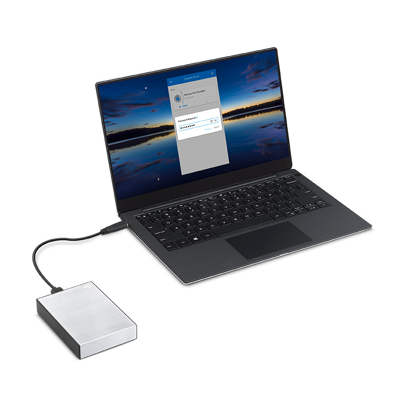 Produktbild för Seagate One Touch HDD 1 TB externa hårddiskar Silver