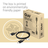 Produktbild för CLUB3D CAC-1091 DisplayPort-kabel 1,2 m Svart