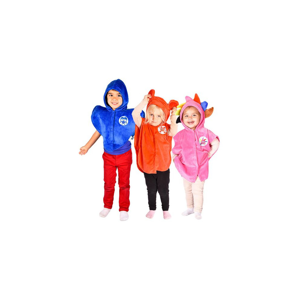 Produktbild för Maskeraddräkt Babblarna Set1 1-4år 3/fp