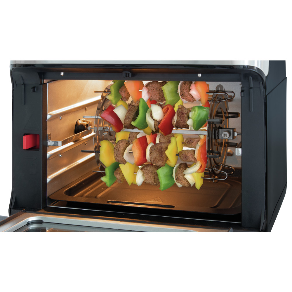 Produktbild för ProfiCook PC-FR 1200 H Single 11 l Fristående 1500 W Varmluftsfritös Svart, Rostfritt stål