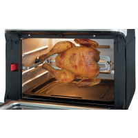 Produktbild för ProfiCook PC-FR 1200 H Single 11 l Fristående 1500 W Varmluftsfritös Svart, Rostfritt stål