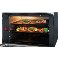 Produktbild för ProfiCook PC-FR 1200 H Single 11 l Fristående 1500 W Varmluftsfritös Svart, Rostfritt stål