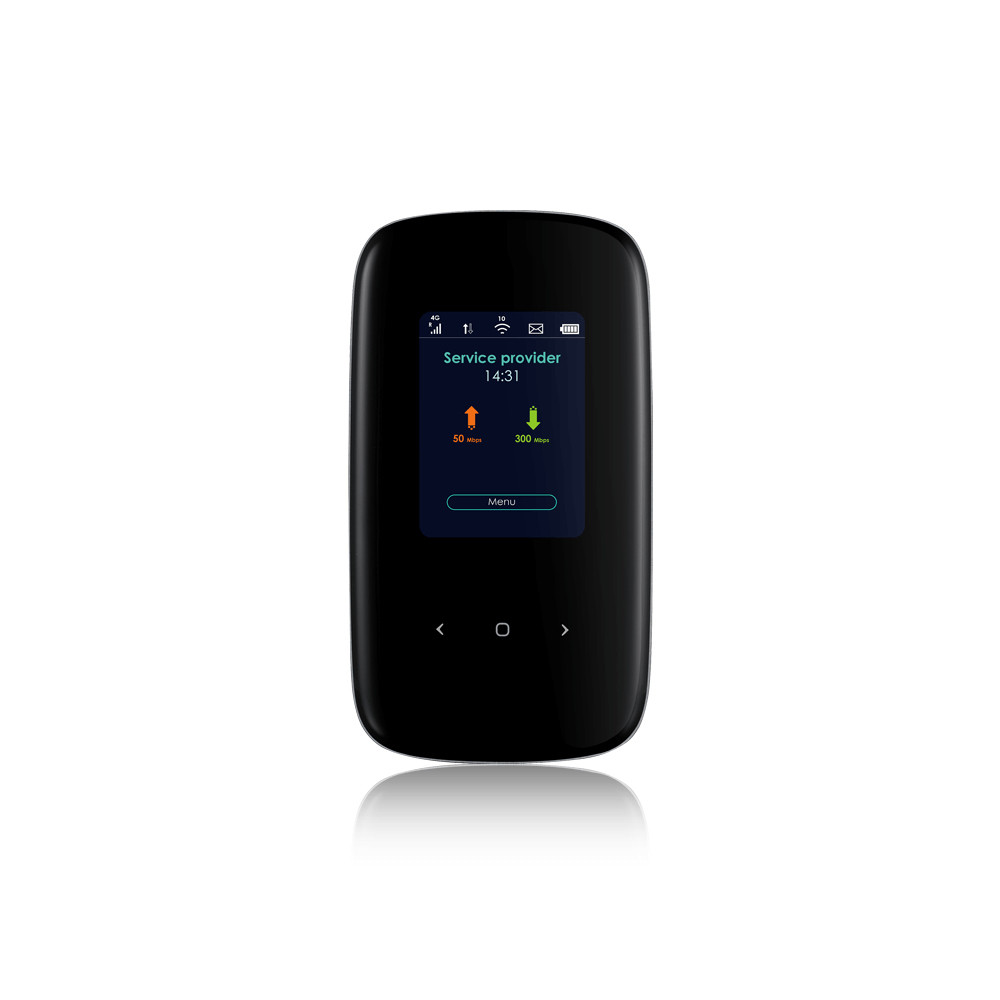 Produktbild för Zyxel LTE2566-M634 trådlös router Dual-band (2,4 GHz / 5 GHz) 4G Svart