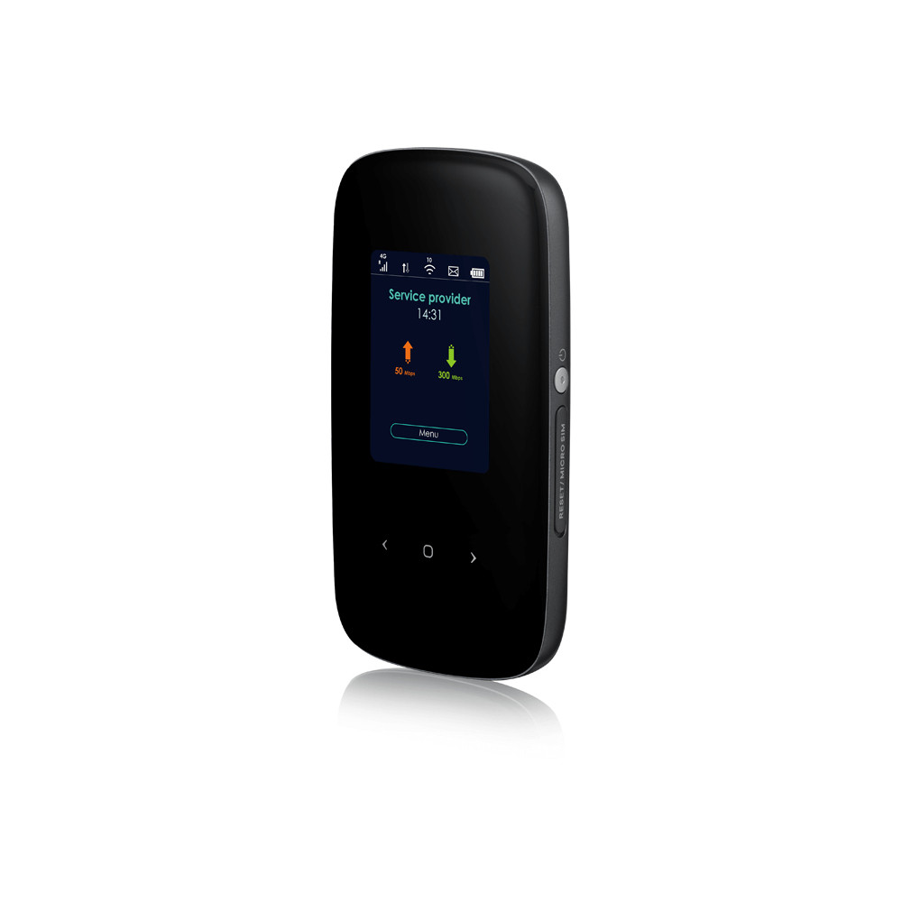 Produktbild för Zyxel LTE2566-M634 trådlös router Dual-band (2,4 GHz / 5 GHz) 4G Svart