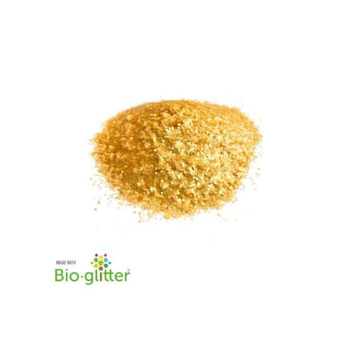 MyPureGlitter Bioglitter mellangrovt 40g/påse guld