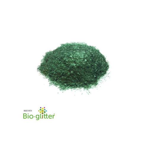 MyPureGlitter Bioglitter mellangrovt 40g/påse grön