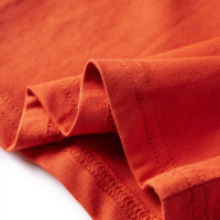 Produktbild för T-shirt med långa ärmar för barn orange 128
