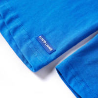 Produktbild för T-shirt med långa ärmar för barn koboltblå 104