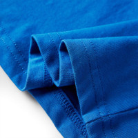 Produktbild för T-shirt med långa ärmar för barn koboltblå 104