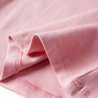 Produktbild för T-shirt med långa ärmar för barn ljus rosa 116
