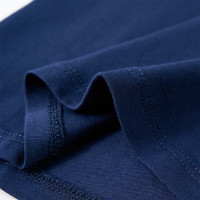 Produktbild för T-shirt med långa ärmar för barn marinblå 116