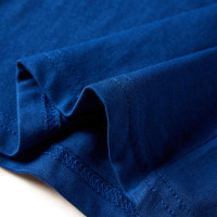 Produktbild för T-shirt med långa ärmar för barn mörkblå 104