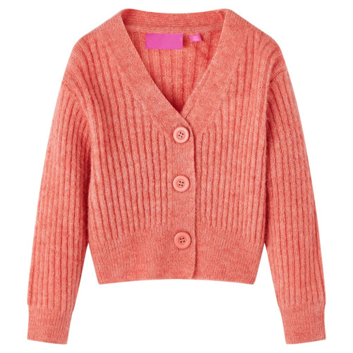 vidaXL Stickad tröja för barn rosa 116