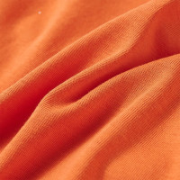 Produktbild för T-shirt med långa ärmar för barn mörk orange 128