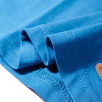 Produktbild för T-shirt med långa ärmar för barn petrolblå 104