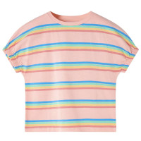 Produktbild för T-shirt för barn persika 140