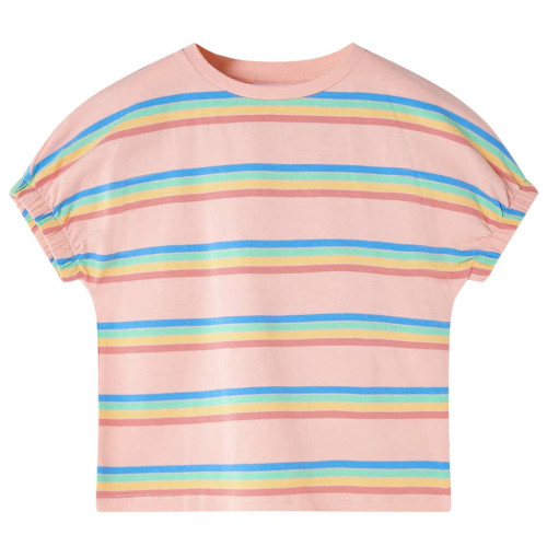 vidaXL T-shirt för barn persika 140