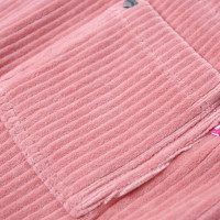 Produktbild för Hängselklänning för barn manchester ljusrosa 128