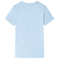 Produktbild för T-shirt för barn ljusblå 116