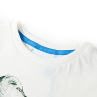 Produktbild för T-shirt för barn ecru 140