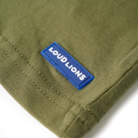 Produktbild för T-shirt för barn khaki 128