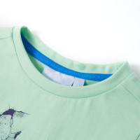 Produktbild för T-shirt för barn ljusgrön 128