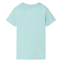 Produktbild för T-shirt för barn ljus mintgrön 104