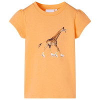 Produktbild för T-shirt för barn stark orange 92