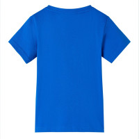 Produktbild för T-shirt för barn stark blå 116
