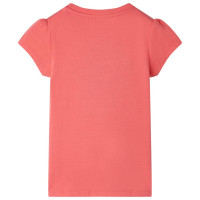 Produktbild för T-shirt för barn korall 92