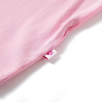 Produktbild för T-shirt för barn ljus rosa 140