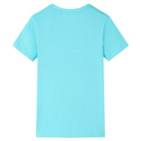 Produktbild för T-shirt för barn aqua 104