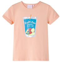 Miniatyr av produktbild för T-shirt för barn ljus orange 104